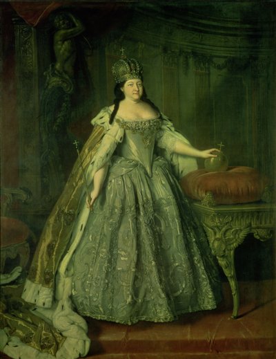 Portrait of the Empress Anna Ivanovna (1693-1740) by Louis Caravaque